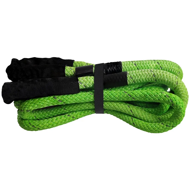 Nylon 9m*22mm Reflective High Strength Tow Rope Elastic Off-Road Rescue Trash Emergency Tool Kit for Cars for Off-Road Car