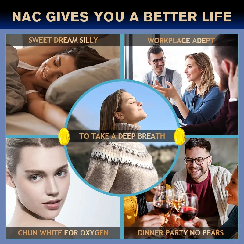 NAC Supplement L-Glutathione, Intracellular Antioxidant Complex - Promotes Cleansing, Detoxification & Repair Reduces Liposome