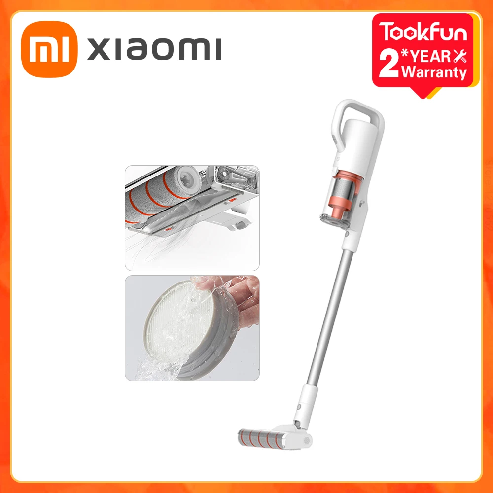 XIAOMI MIJIA Handheld Wireless Vacuum Cleaner 3C Home Car household Wireless Sweep 120AW cyclone Suction Multifunctional Brush