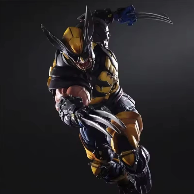 Marvel Comics Wolverine X-Men Vendita calda 28 cm Action Figure Pvc Personaggio Ornamenti Ornamento da tavolo Figurine da collezione alla moda