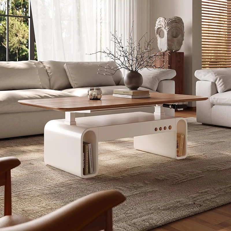 #Simple Modern Coffee Table Decoration Living Room Nordic Aesthetic Coffee Table Writing Dinner Mesa Auxiliar Salon Furniture