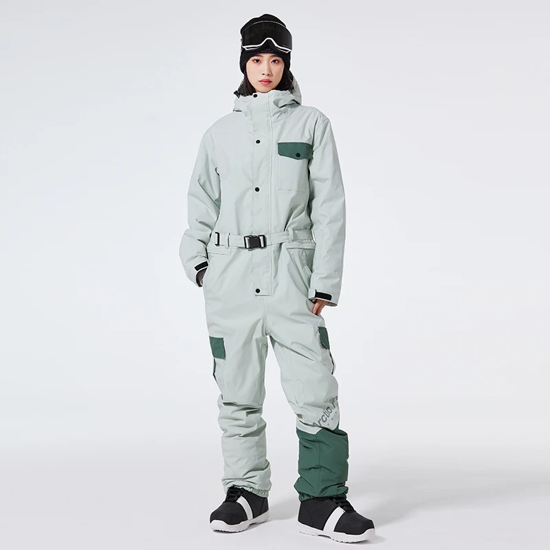 New, Men's or Women's Jumpsuits, Ice Snow Snowboarding Clothes, Winter Outdoor Wear Waterproof Costume, Ski One-piece Garment