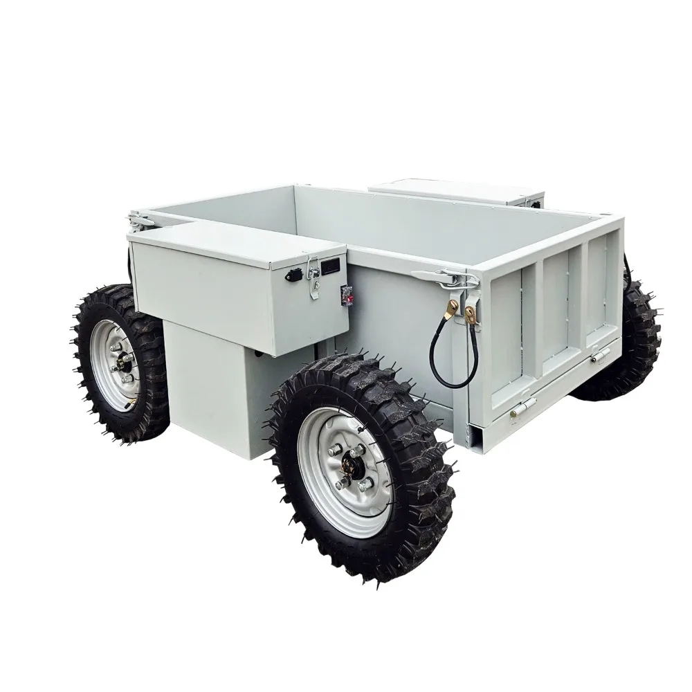 Construction site agricultural electric remote control transport vehicle all terrain mountaineering transport vehicle