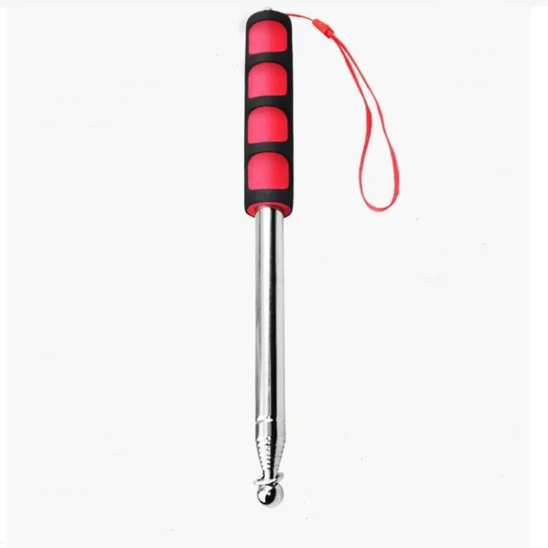 Guide Telescopic Flagpole Pointer Ribbon Bar Telescopic Stainless Steel Travel Whiteboard Indication Teaching Resources