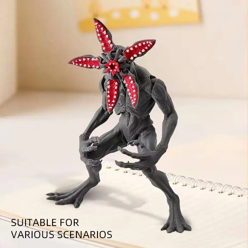 Figura Articulada Impresa en 3D, Juguete Sensorial Flexible, Modelo de Planta de Dibujos Animados Creativo, Decoración de Escritorio, Regalo para Aliviar el Estrés