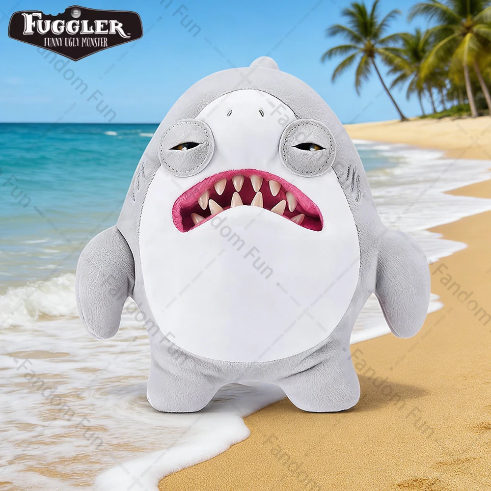فكي مع Fuggler Monster 50th الذكرى الأصلي محشوة دمية القرش فكي سلسلة ذات علامة تجارية مشتركة Kept تذكارية ألعاب من القطيفة هدية