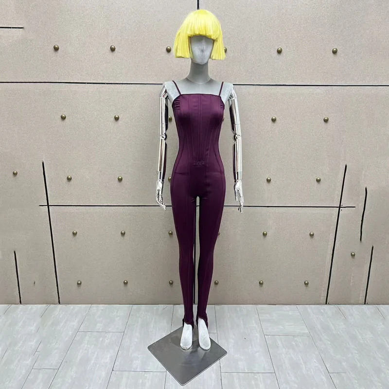 

Women's Fishbone Stretch Jumpsuit, Sexy Figure-Flattering Strapless Tank Top & Pants, High-Quality One-Piece, 2026 New Arrival