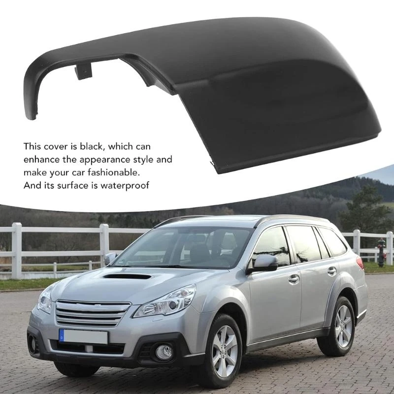 

P5ED Black Car Rear View Mirror Cover Cap For 2012-2018 Forester 91054AJ220 Side Mirror Cover Car Styling Side Mirror Cover