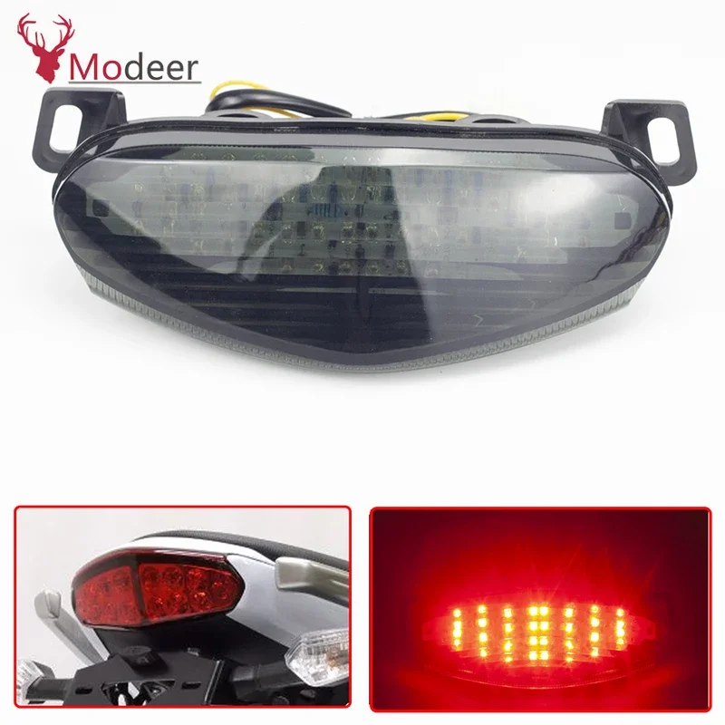 

For Kawasaki Ninja 650R ER6N ER6F ER 6F 6N 2009 2010 2011 Motorcycle Rear Tail Light Brake Turn Signals Integrated LED Light