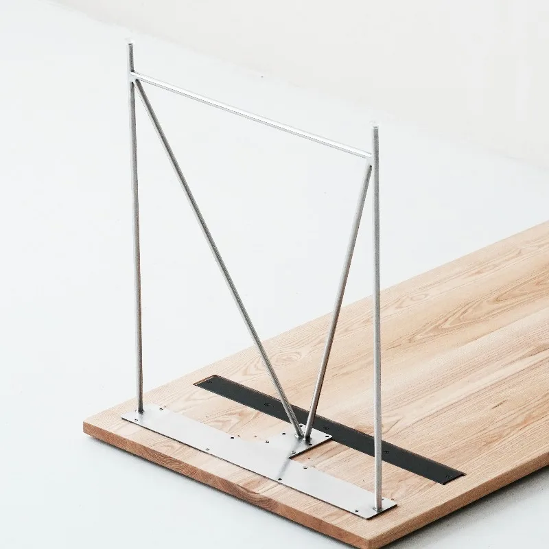 

Stainless Steel Table Legs Stable Bar Counter Desk Base Heavy Duty Office Conference Table Feet Home Dining Table Support Frame