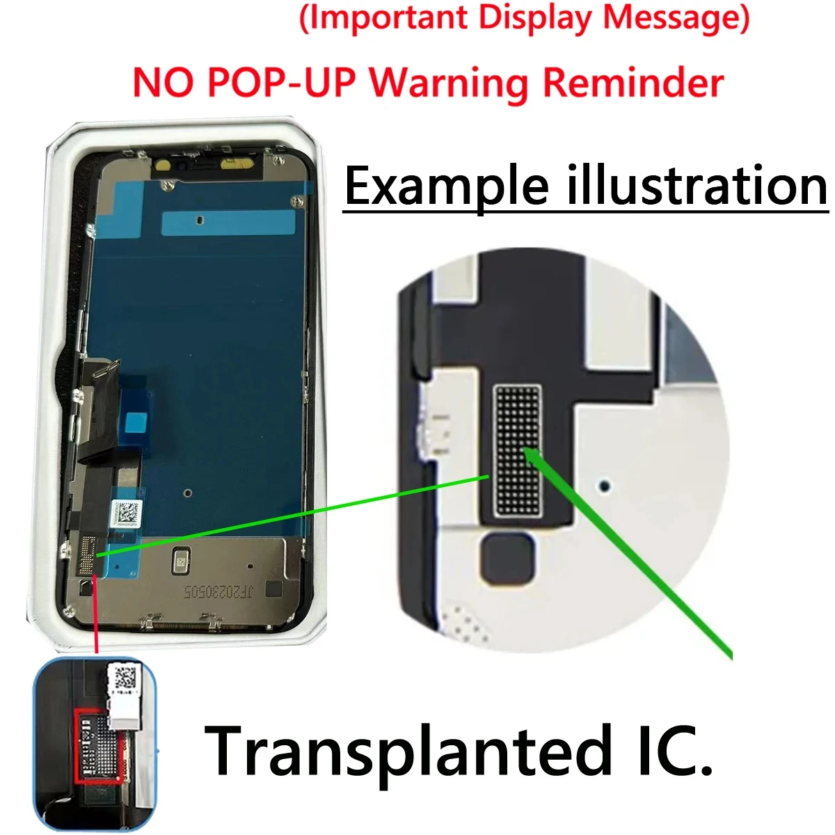 TC Better Screen For iPhone 13PM 14Pro 14PM 15 15Plus 15Pro 15PM High Brightness COF Display Solves Non-genuine Screen Pop-up