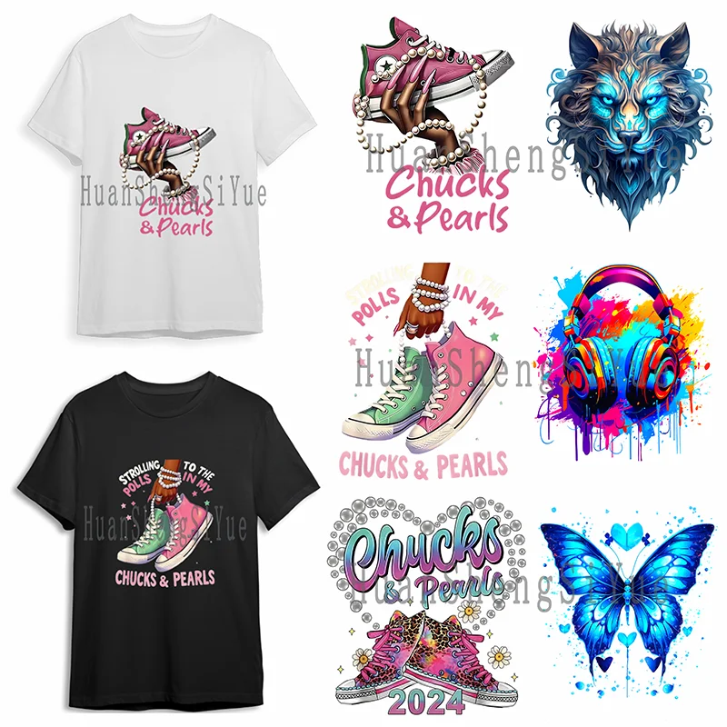

Exquisite Pattern Ironing Sticker Clothes DTF Fashion T-shirt Hoodie DIY Hot Transfer Printing Hot Sticker Waterproof