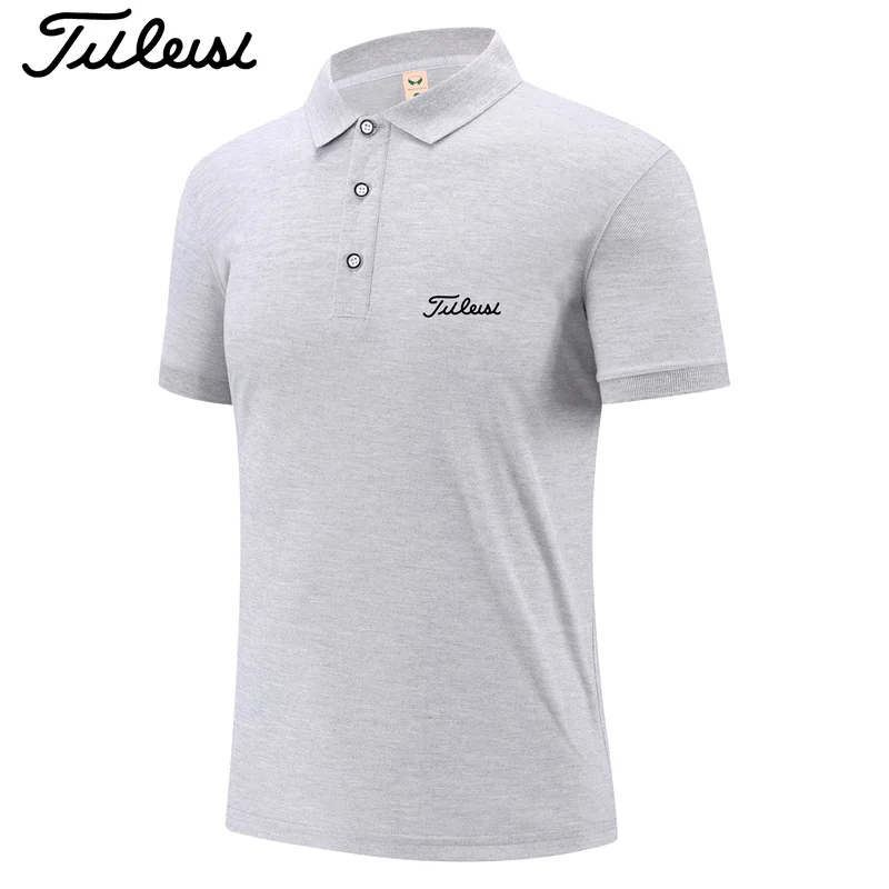Quick Dry Mens Polo T Shirt Handwritten Script Letter Print Lapel Short Sleeve Solid Sport Daily Wear Tops S-4XL