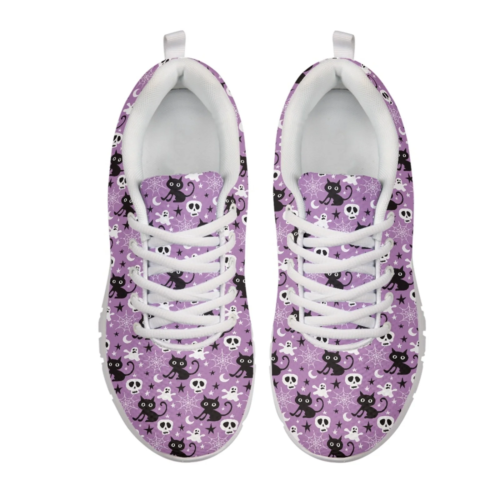 Coloranimal Halloween Walking Sneakers with Spider Splatter, Mesh and EVA Sole Anti Slip Training Shoes 2025 Collection