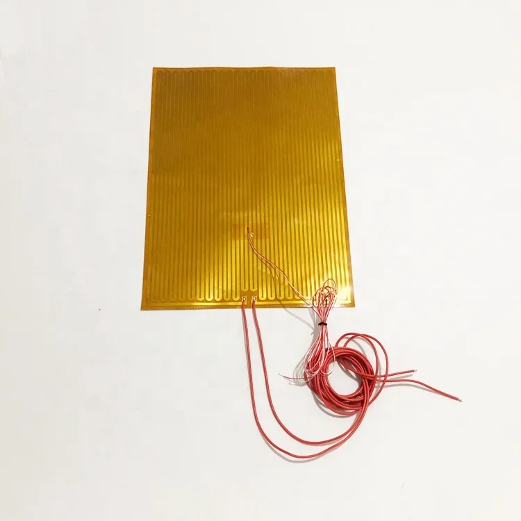 12v 10watt heating film 48v Flexible electric foil kapton polyimide heater heating element