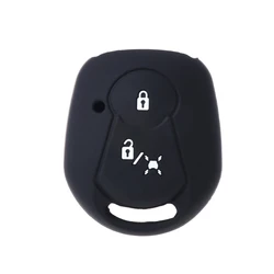 2 Buttons Silicone Car for Key Fob Cover for Case For SSANGYONG ACTYON KYRON