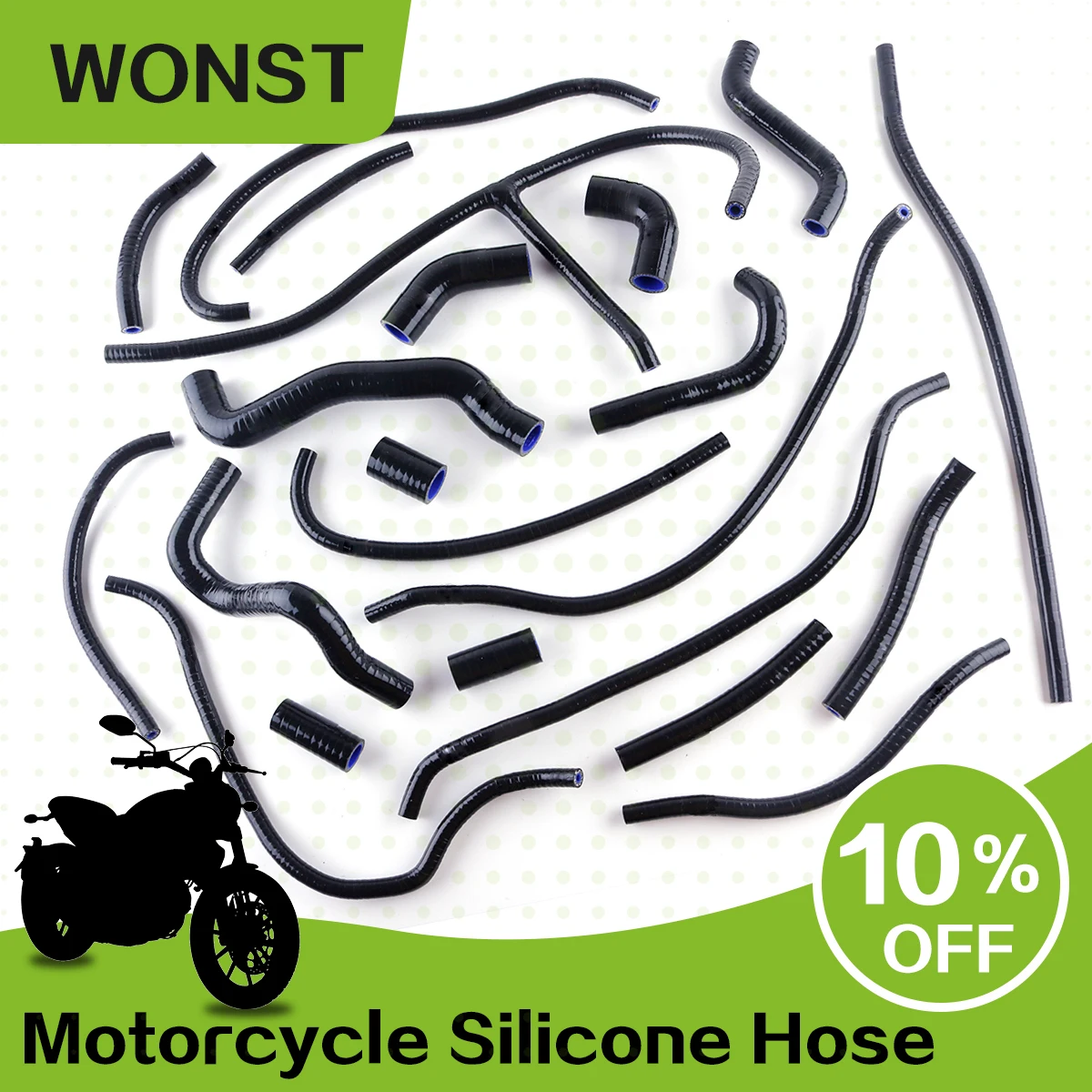 

For 1999 2000 2001 2002 2003 2004 2005 Aprilia Falco SL1000 SL Silicone Tube Radiator Hose Pipe Kit