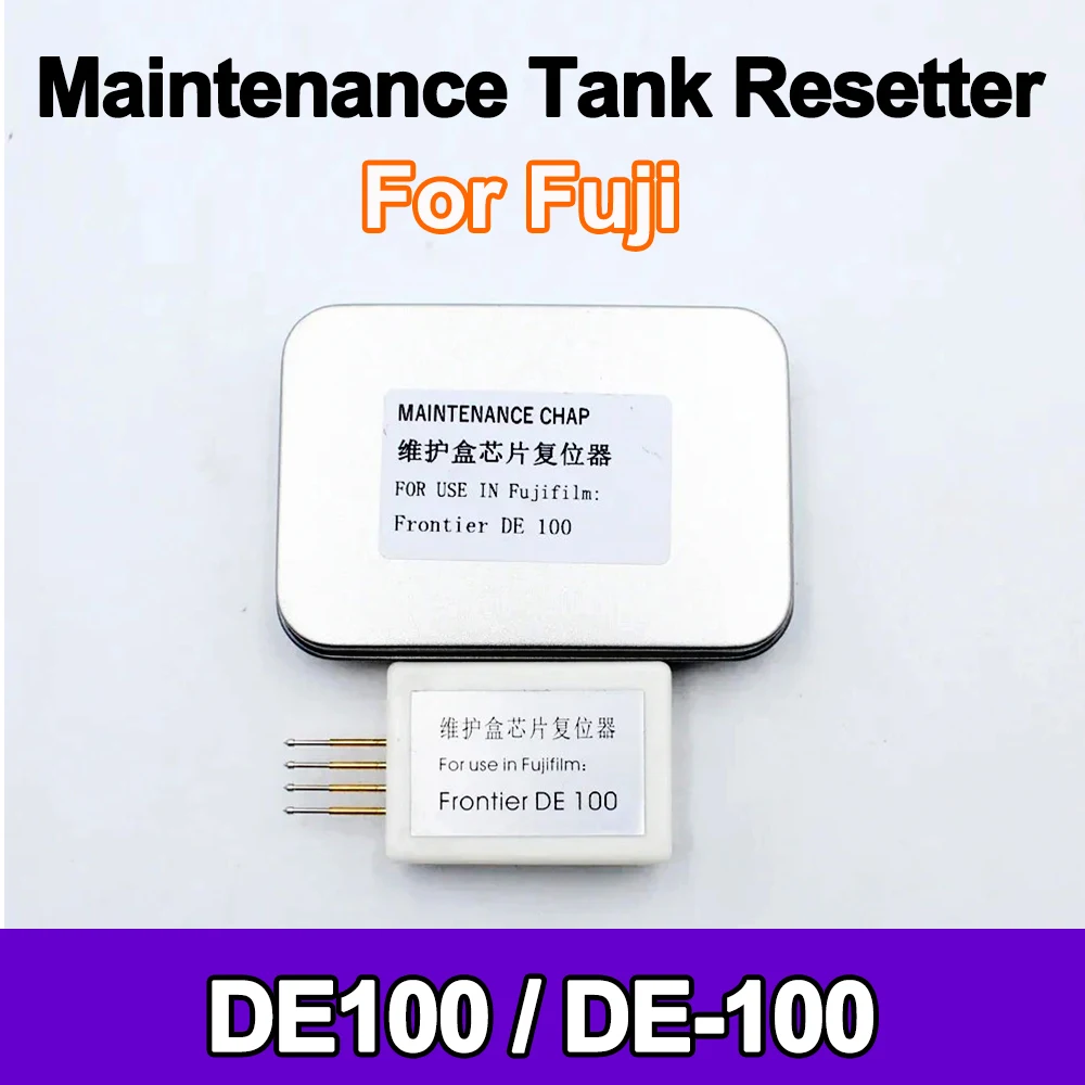 waste ink tank Reset for FUJI DE-100 Maintenance Ink Tank Chip Resetter for FUJI DE 100 DE100 Printer