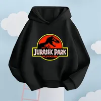 Prehistoric Cool Style! Jurassic Park Dinosaur Kids' Hoodie, Taking Children to the Thrilling Dinosaur World