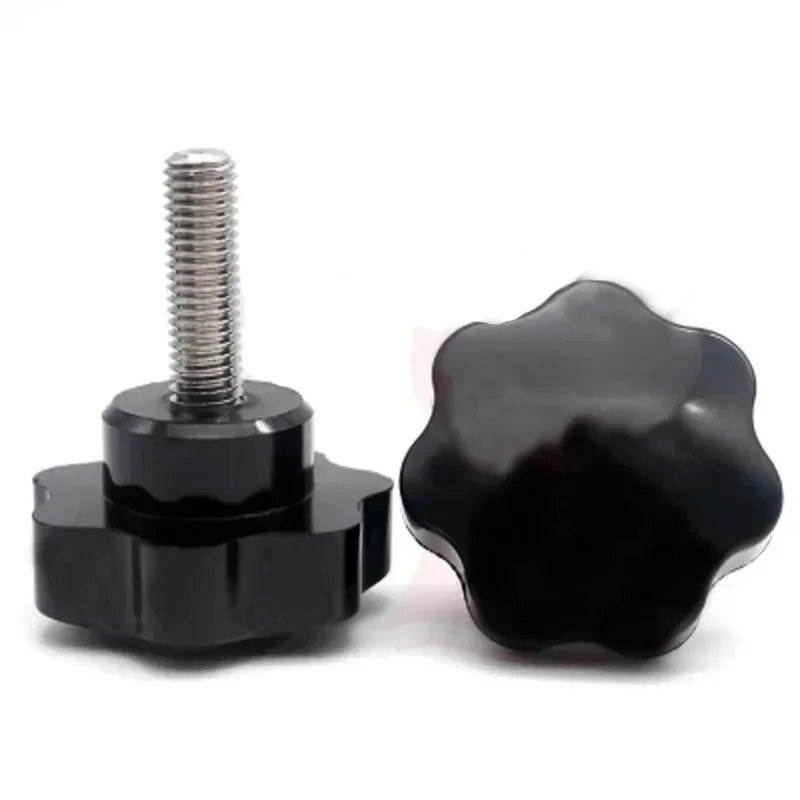 

DWwffDcN 2 шт. M10 Цветок сливы Torx T&TX Пластиковая головка Семь углов Звезда Ручные винты Регулируемая ручка Длина винта 15 мм-45