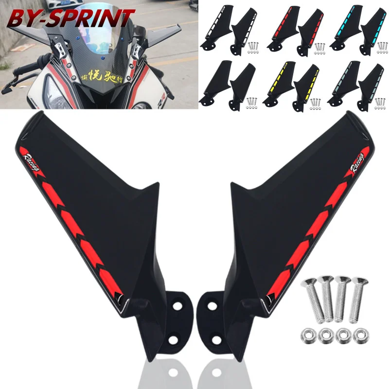 

NEW S1000RR Motorcycle ABS Modified Rearview Mirrors Fixed Wind Wing Left Right Mirrors For S1000 RR s1000rr 2009-2018