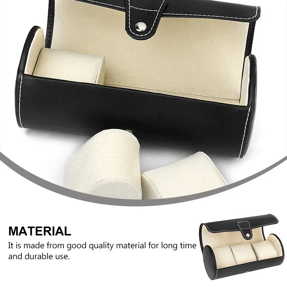 

Storage Box Durable Watch Box Travel Portable Jewelry Case Dustproof Scratch Resistant Elegant Watch Organizer For