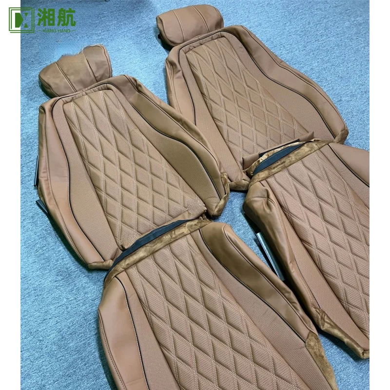 Suitable for Benz G Class W46 New Design Luxury Original Cover Diamond Stitching Custom Fit Leather Car Seat Covers