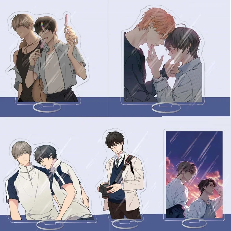 Cloud  Boy Lover Comics Acrylic Stand Card Figure Bai Xianyun Baek Cirrus Yeon Skylar HD Photocard Standing Sign Desk Decor Doll