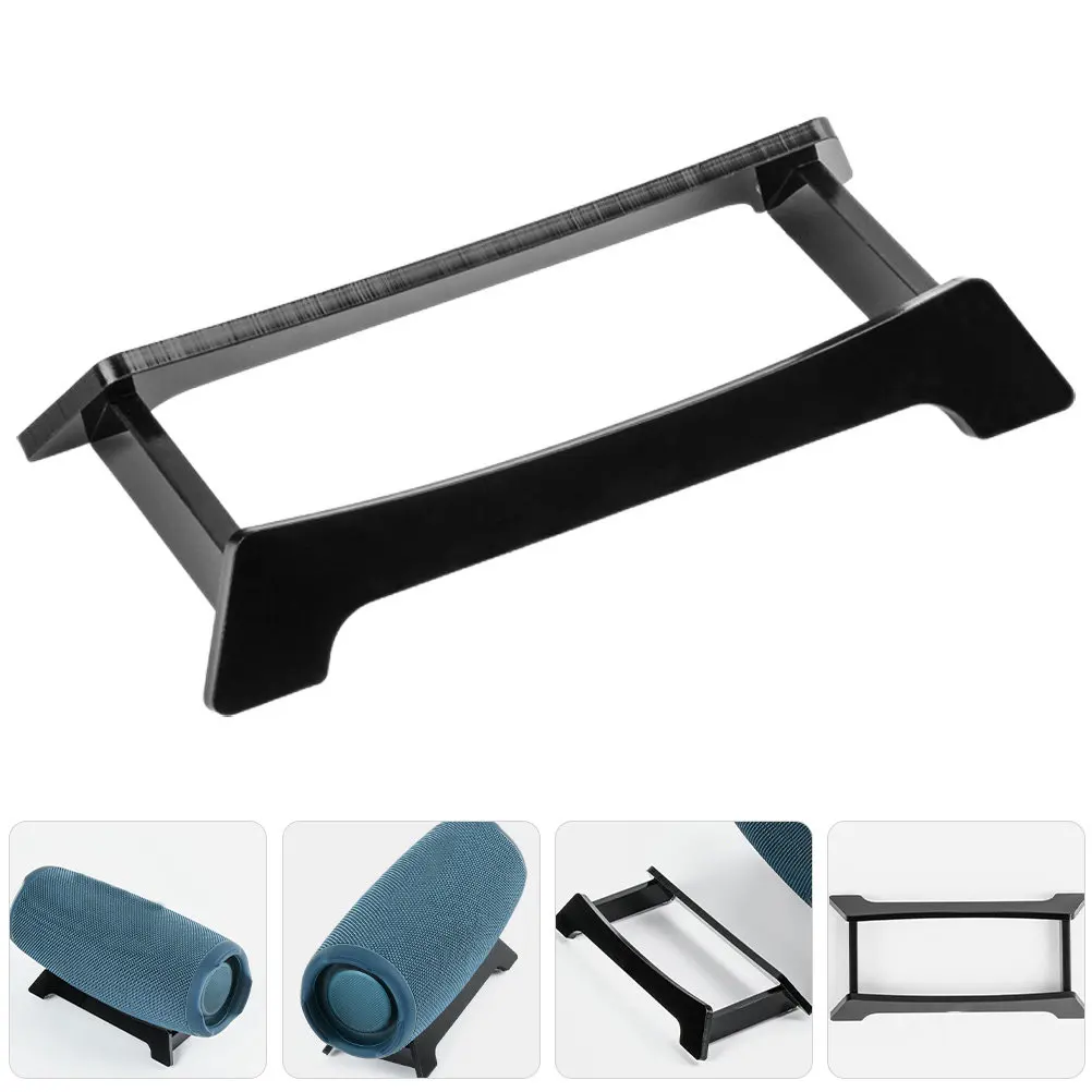 

Acrylic Desktop Speaker Stand for Small Monitor Speakers Space Saving Modern Desk Riser Mount Stable Sturdy