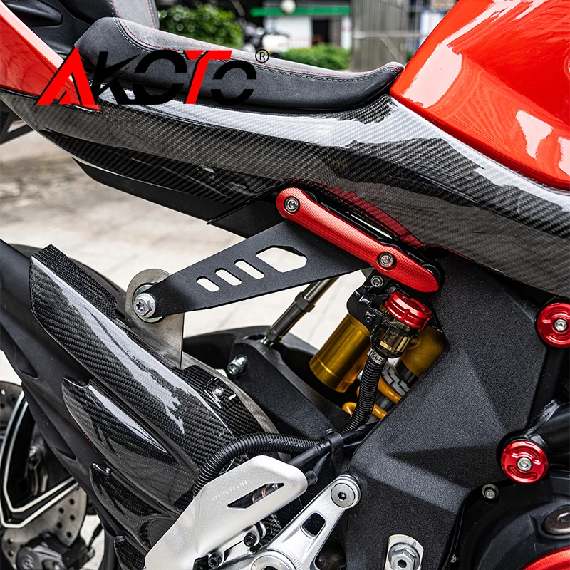 

ДЛЯ QJMOTOR Super 921 SRK 921 SRK 921 RR 921RR аксессуары для мотоциклов, поддержка глушителя, вешалка для выхлопной трубы, кронштейн, спортивный держатель