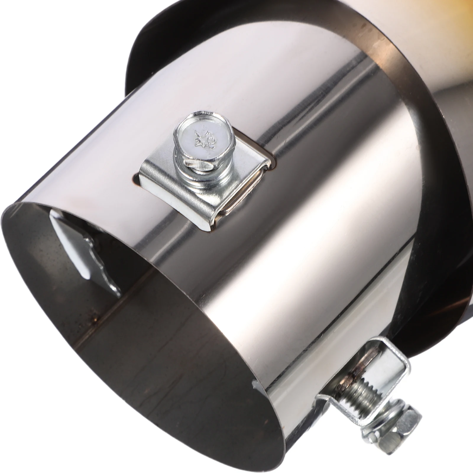 

Universal Motorcycle Exhaust Tip Stainless Steel Muffler Noise Reduction Durable Curved Design Easy Installation Enhanced