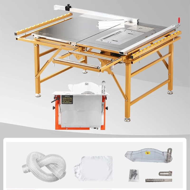 WJ100 Saw Table Woodworking Push Table Saw Dust-Free Master-Slave Saw Multi-Function Precision Folding All-in-One (Customized)