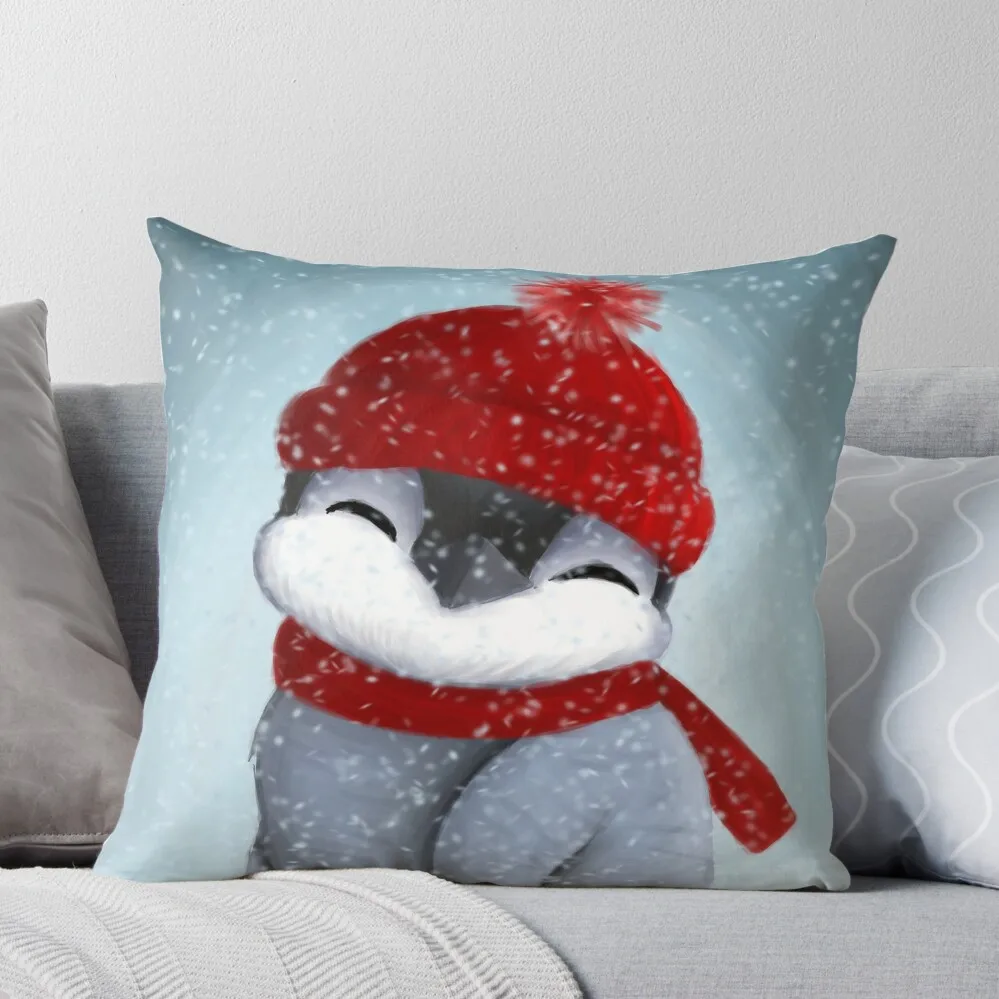 

Baby penguin Throw Pillow Decorative Cushion Cover Couch Cushions Christmas Pillow Covers Pillowcases Bed Cushions