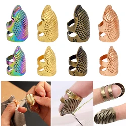 3Pcs Retro Finger Protector,Antique Thimble Ring for Handworking Needles Craft,Home Sewing Tools Accessories