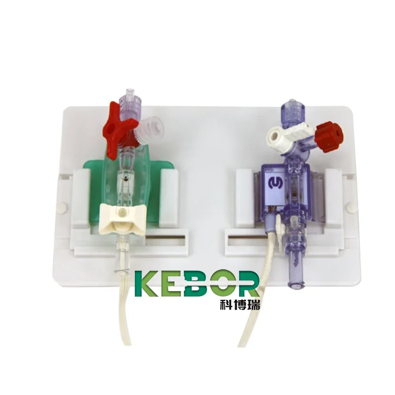 The universal IBP fixing plate for invasive pressure sensors is compatible with all brands