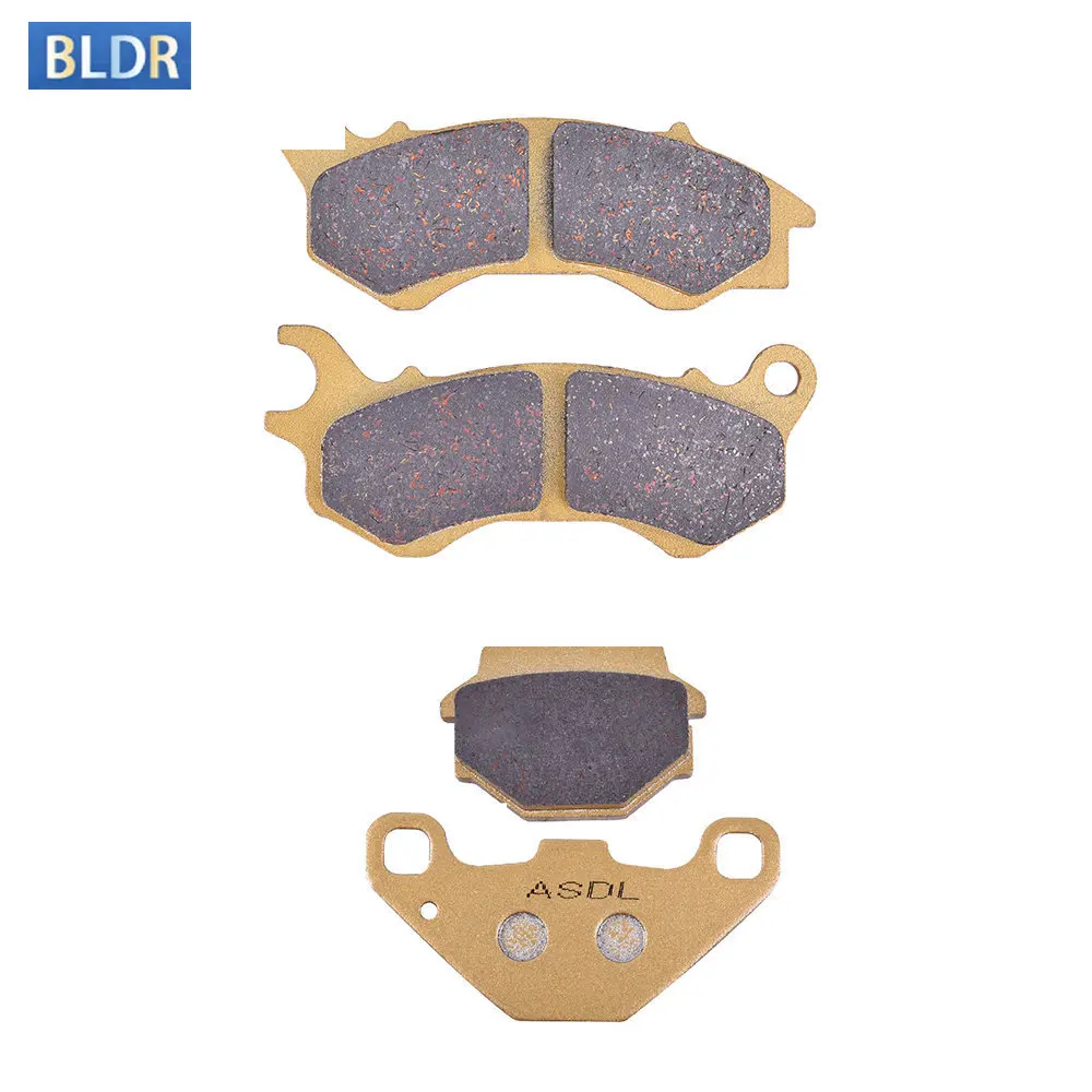 

125cc Front Brake Pads For PEUGEOT Django 125 Heritage SBC 4T 190mm Rear Disc 2014-2020 2019 Django 125 S Django 125 Sport SBC