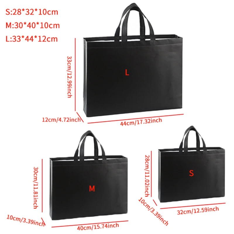 Reusable Non-woven Fabric Shopper Bag Cotton Fabric Women Shoulder Bags Non-woven Environmental Case Organizer Multifunction