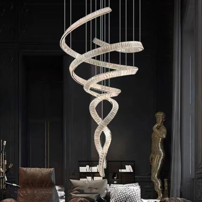 

Современные хрустальные люстры, внутреннее освещение, потолочный светильник, подвесные светильники, светодиодные люстры для внутреннего освещения гостиной