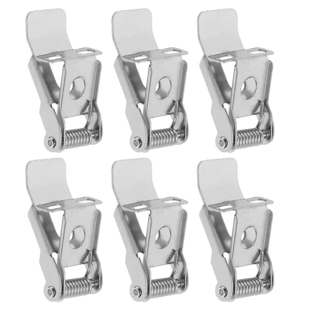6Pcs Robust Spring Clips Recessed Lighting Fixtures Downlight Retaining Spring Clip Easy Install Removal Panel Lamp Ceiling