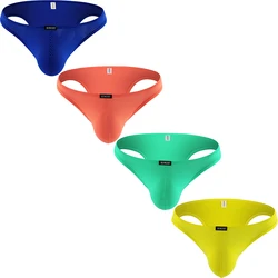 iKingsky Men's Sexy Cheeky Briefs Breathable Bugle Bikini Underwear Silky Half Back Under Panties for Men