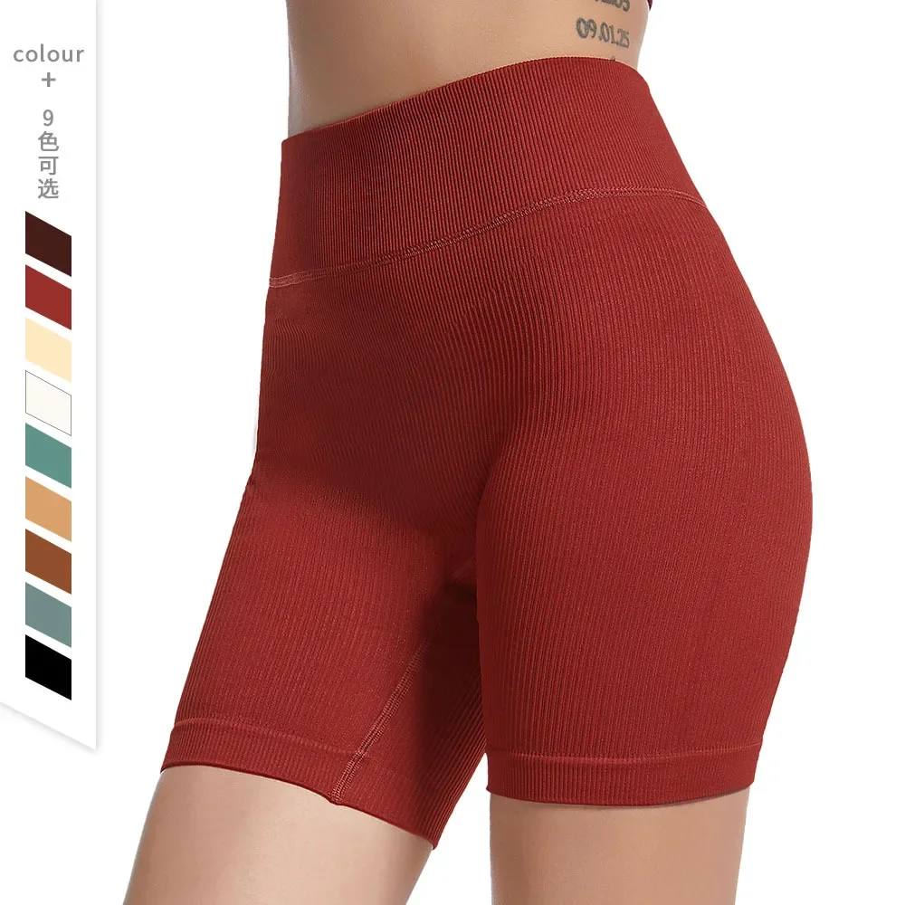 Sexy High Waist Yoga Biker Shorts Women Push Up Fitness Leggings Feeling Slim Tummy Control Workout Bottoms Free Shipping shorts