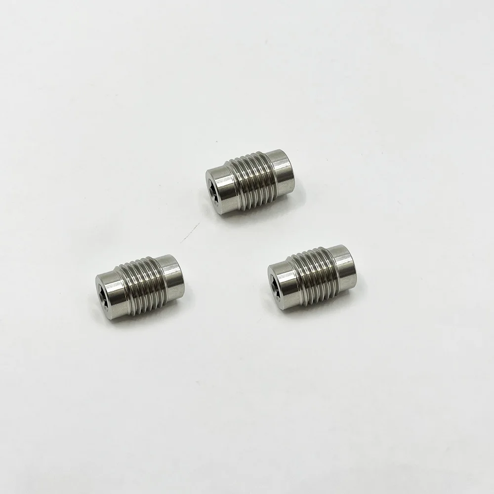 4pcs CNC For YC Waterjet Cutter Heads Machine High Pressure Valve Screw For YC Water Jet Cutting Head On/Off Valve Retainer