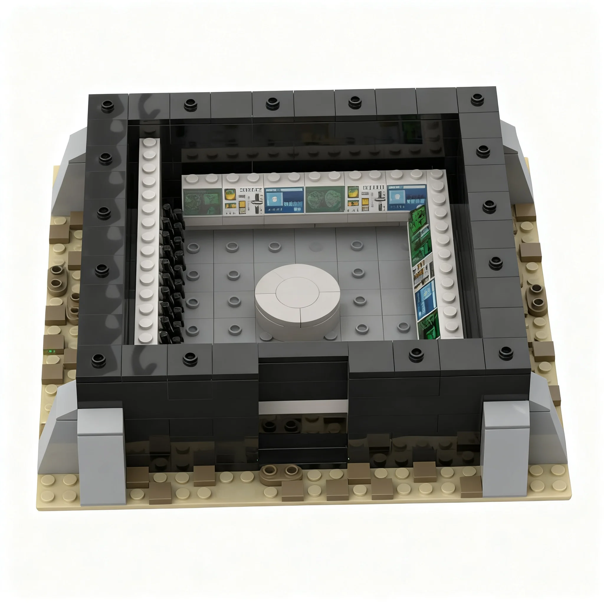 445pcs MOC Star Battle Droid Hideout Model Building Blocks Architecture Idea Collection Birthday Art DIY Display Education Craft