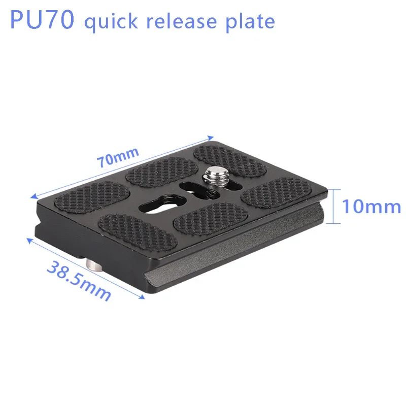 БЫСТРОРАЗЪЕМНАЯ пластина для камеры, универсальная алюминиевая пластина QR 40 мм 60 мм 70 мм для Benro Arca Swiss/DSLR/штатива/шаровой головки/Canon/Nikon