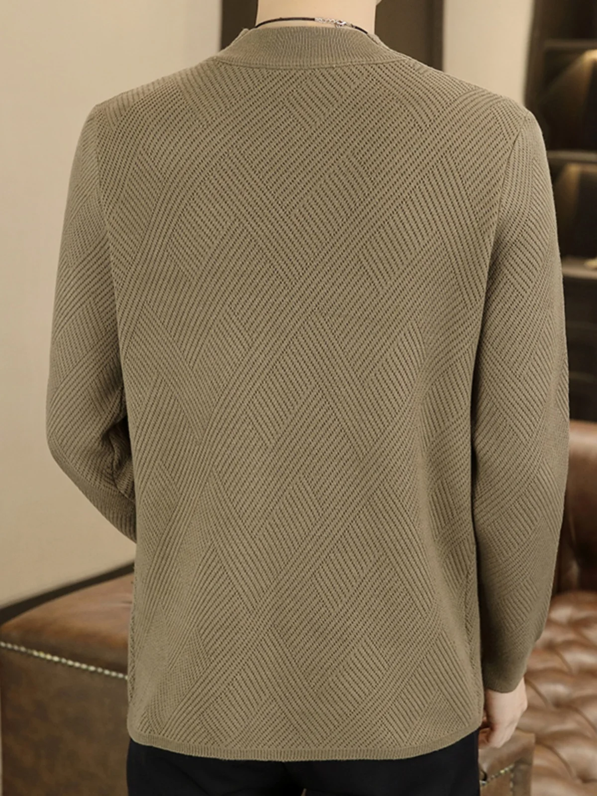 

Весна-Осень 2024, вязаный ор-кардиган, мужской тюнер, модный брендовый повседневный молодежный элитный ор-пальто, мужская верхняя одежда