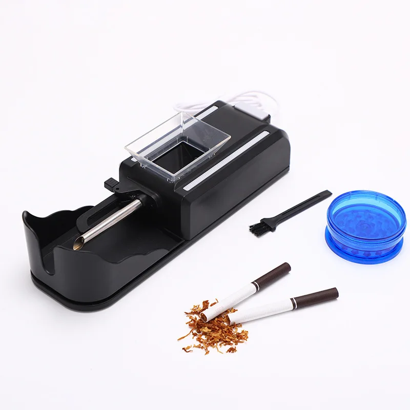 6.5mmElectric Cones Rolling Machine Automatic Loader Mini Portable Pre Rolled Cones Filling Tobacco Smoking King Size Injector