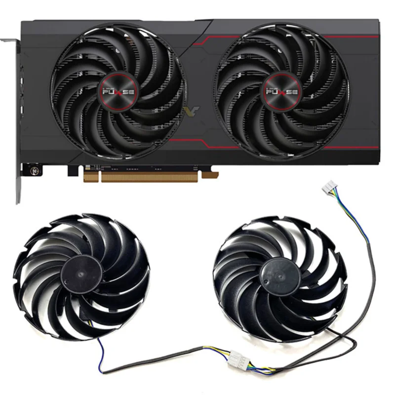 Cooling Fan for Sapphire RX6700 6700XT 6750XT PULSE Graphics Card Platinum Fan