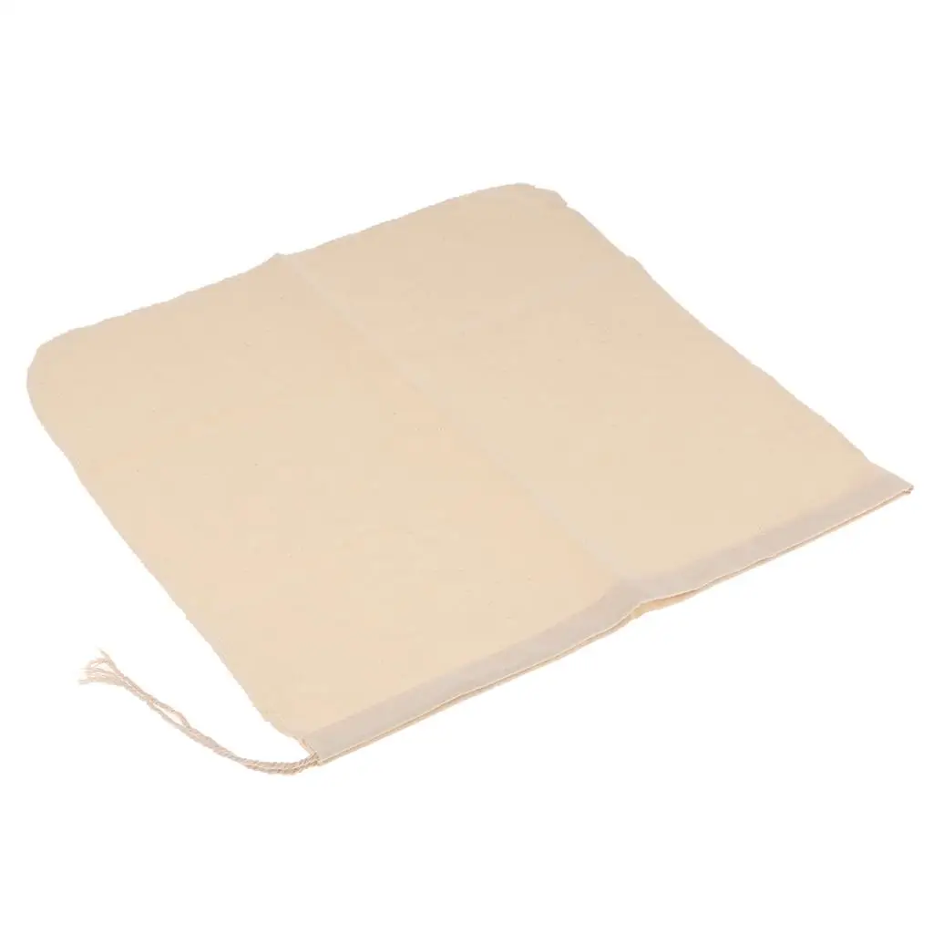 Natural Cotton Mesh Strainer Fine Mesh Cheese Cloth Bag Filter for Brewing Nut Milk Homemade Juice Cooking