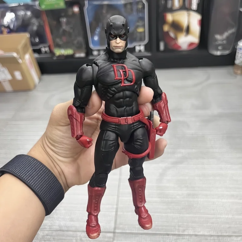 1/10 -Fleftoys Black Super-Duper Classic Murdock Action Figure Movable Body Design Collection Model Desktop Toy Christmas Gift