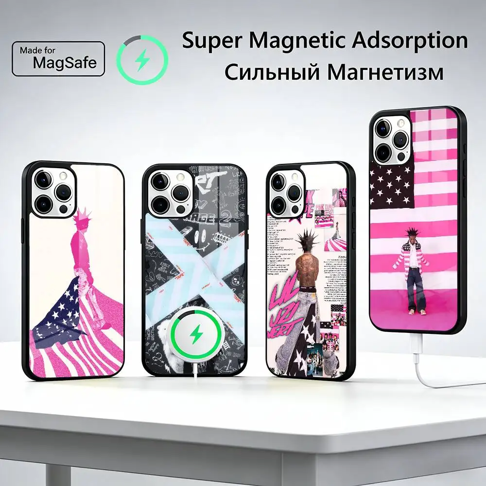 

Rapper L-Lil Uzi Vert Cool Phone Case For iPhone17,16,15,14,13,12,11 Plus,Pro Magnetic For Magsafe Wireless Charging